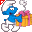 Puffo Burlone - Smurf.cur